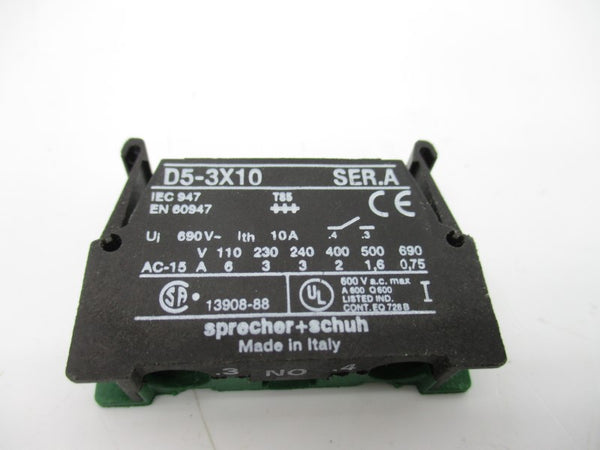 SPRECHER+SCHUH D5-3X10 SER. A 690V 10A NSNP