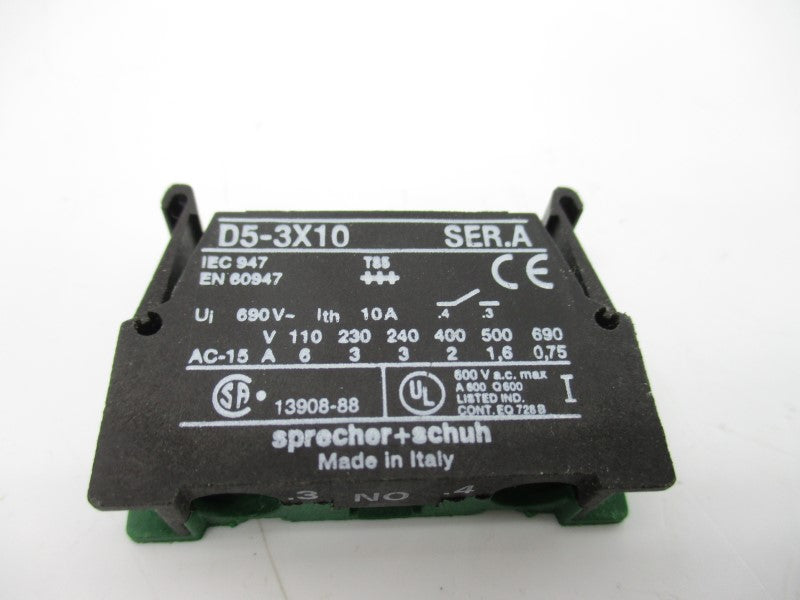 SPRECHER+SCHUH D5-3X10 SER. A 690V 10A NSNP