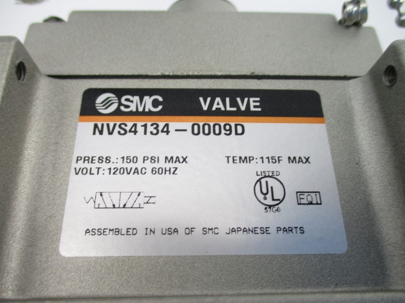 SMC NVS4134-0009D 120VAC 150PSI NSNP