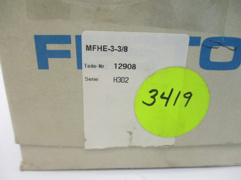 FESTO MFHE-3-3/8 12908 29-145PSI NSMP