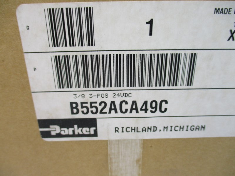 PARKER B552ACA49C 24VDC 150PSI 3/8" NSMP