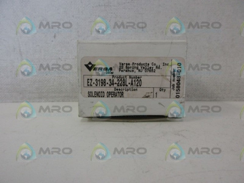 VERSA VALVES EZ-3198-34-228L-A120 SOLENOID OPERATION NSMP
