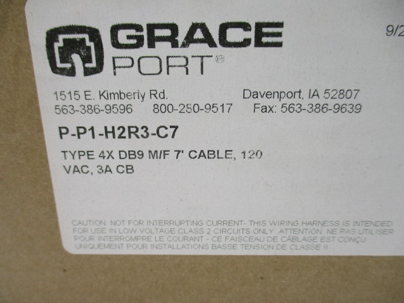 GRACE PORT P-P1-H2R3-C7 120VAC 3A NSMP