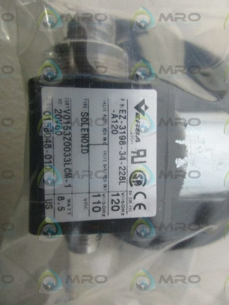 VERSA VALVES EZ-3198-34-228L-A120 SOLENOID OPERATION NSMP