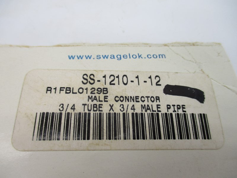 SWAGELOK SS-1210-1-12 3/4" NSNP