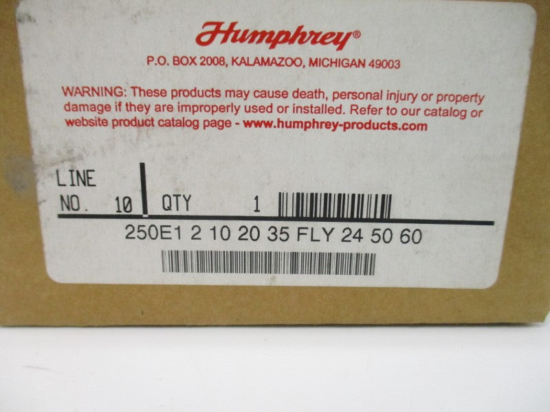 HUMPHREY 250E12102035FLY 24V 30-125PSI NSMP
