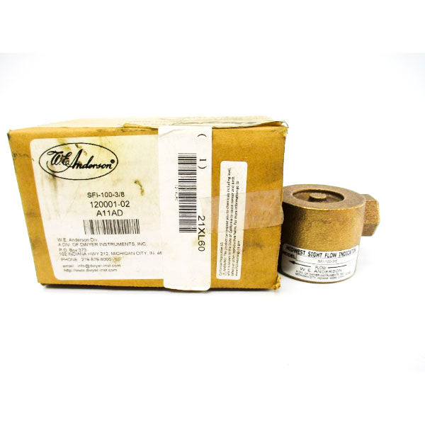W.E. ANDERSON SFI-100-3/8 120001-02 125PSI NSMP