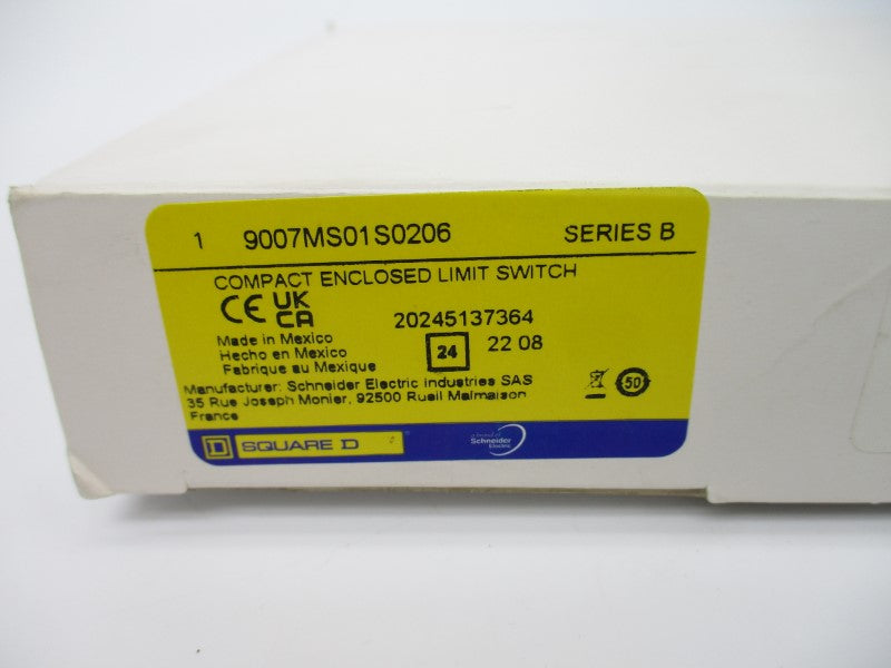 SQUARE D 9007MS01S0206 SER. B 125/250VAC 10A NSMP