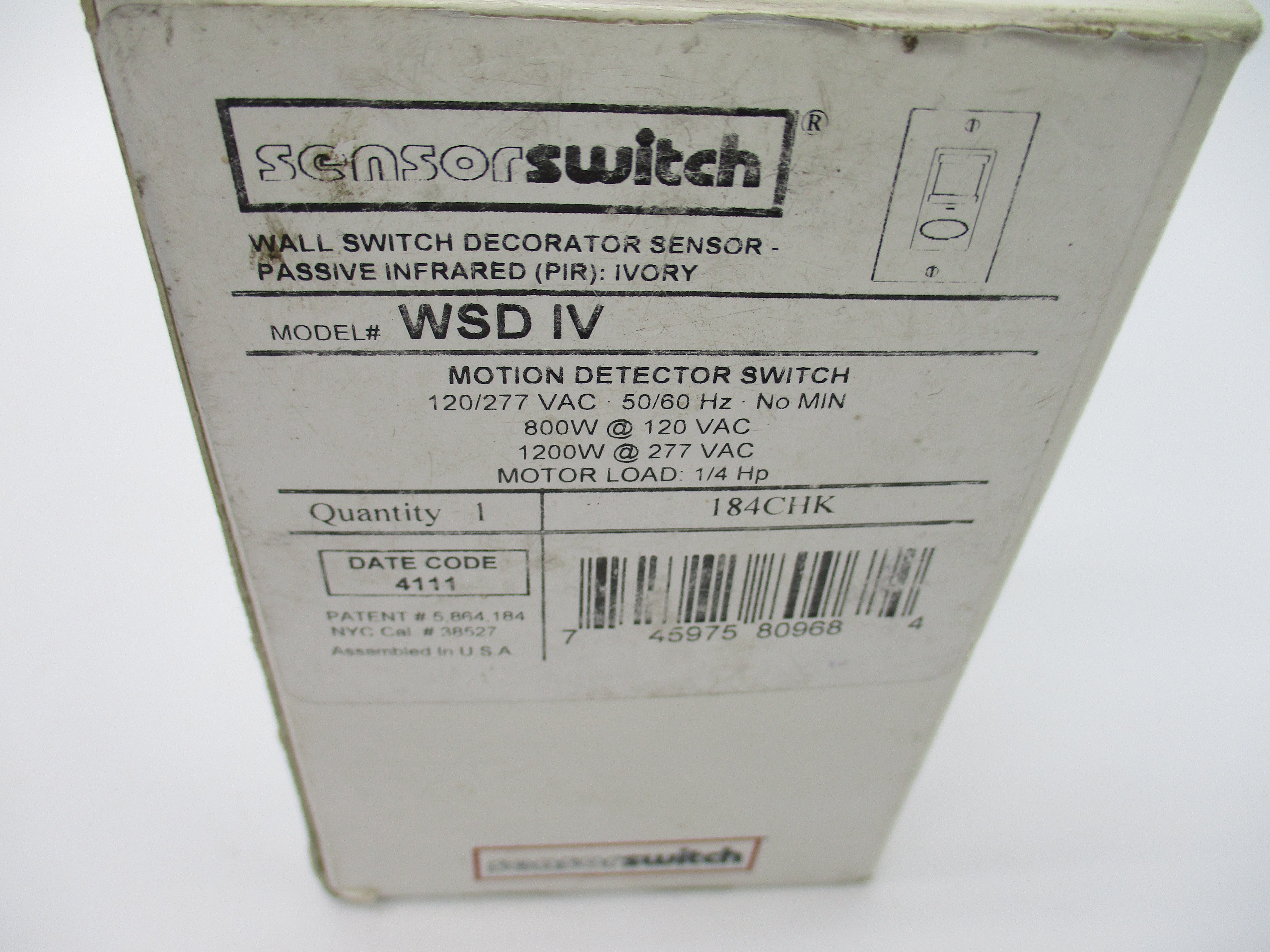 SENSORSWITCH WSDIV 120-277VAC NSMP