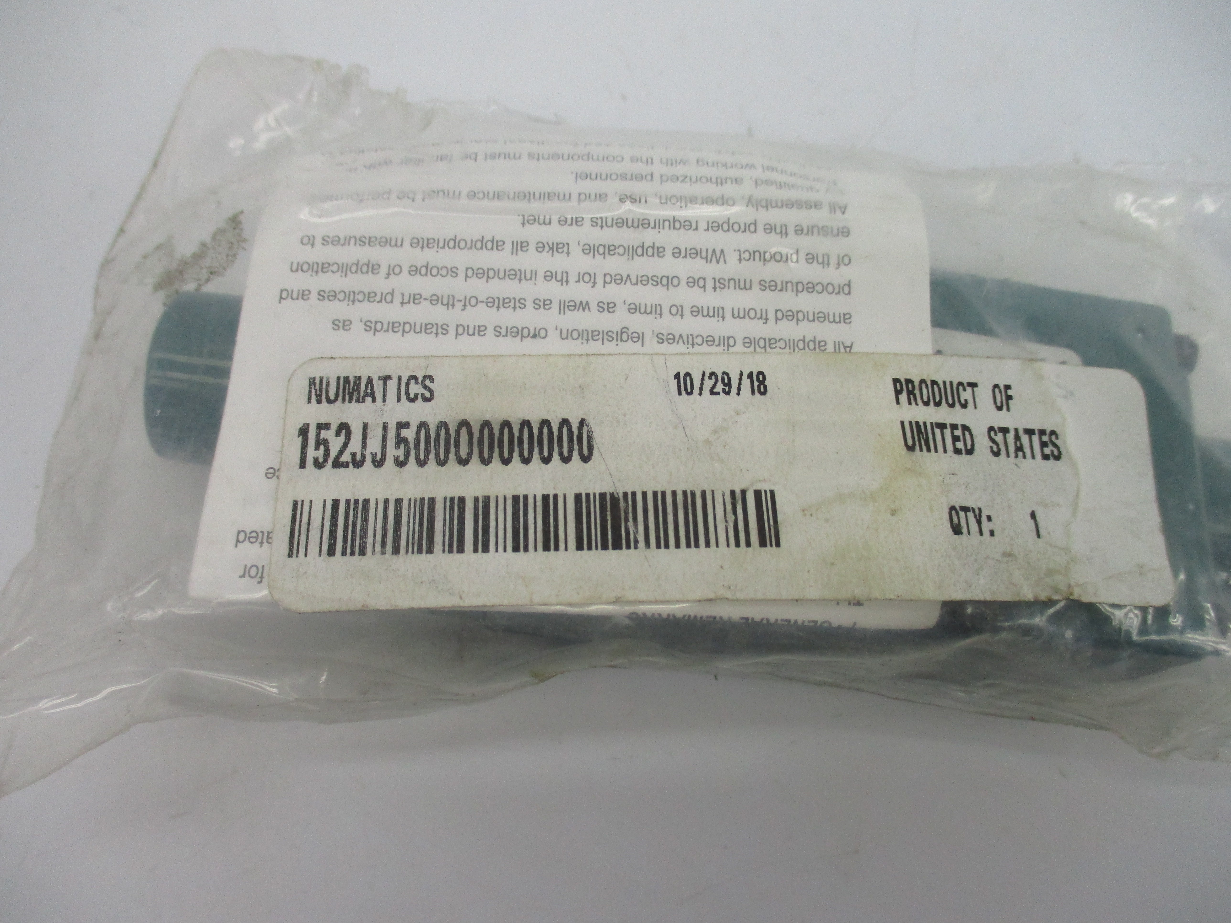 NUMATICS 152JJ500O000000 NSMP