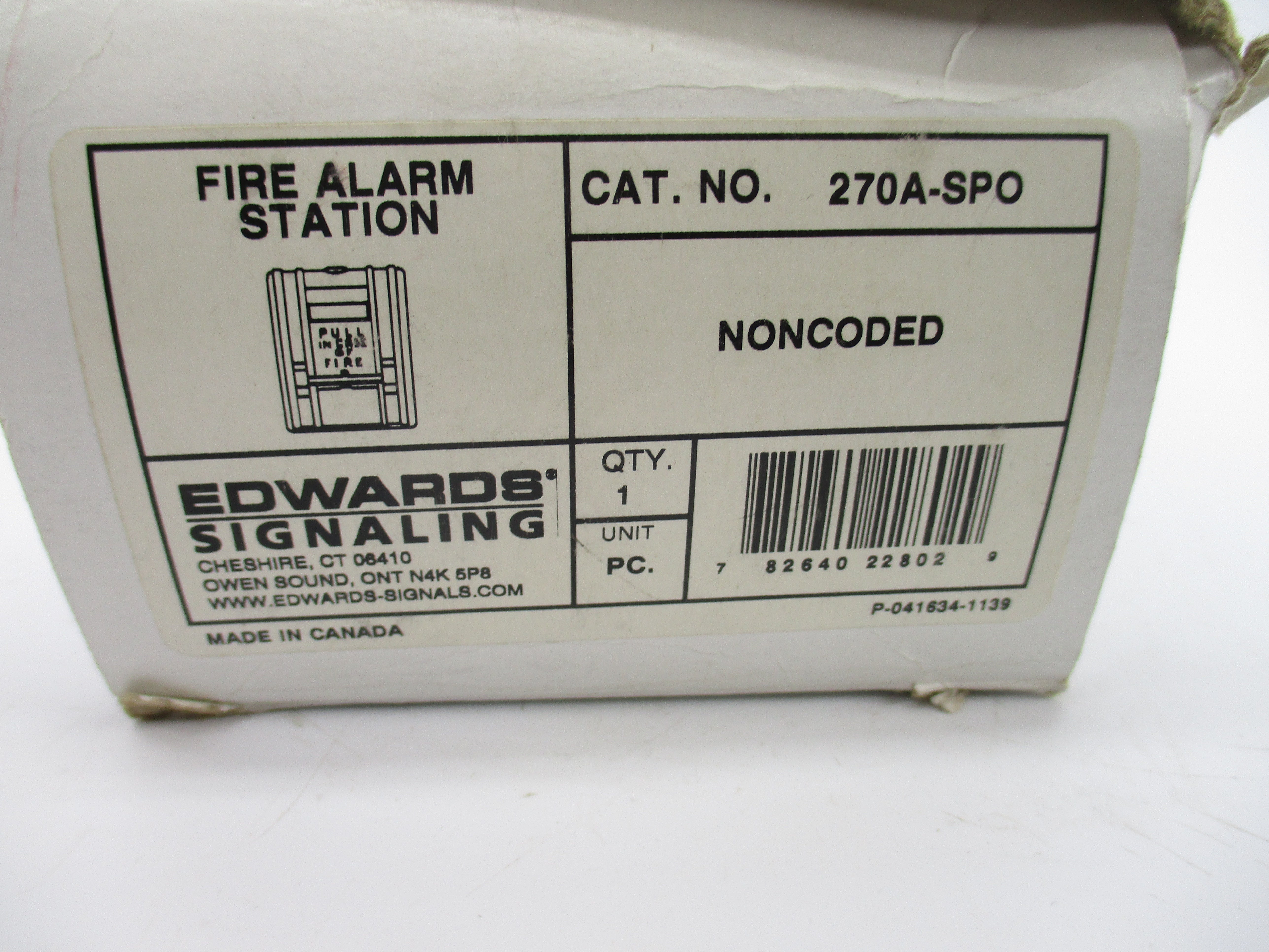 EDWARDS SIGNALING 270A-SPO 30VAC 3A NSMP