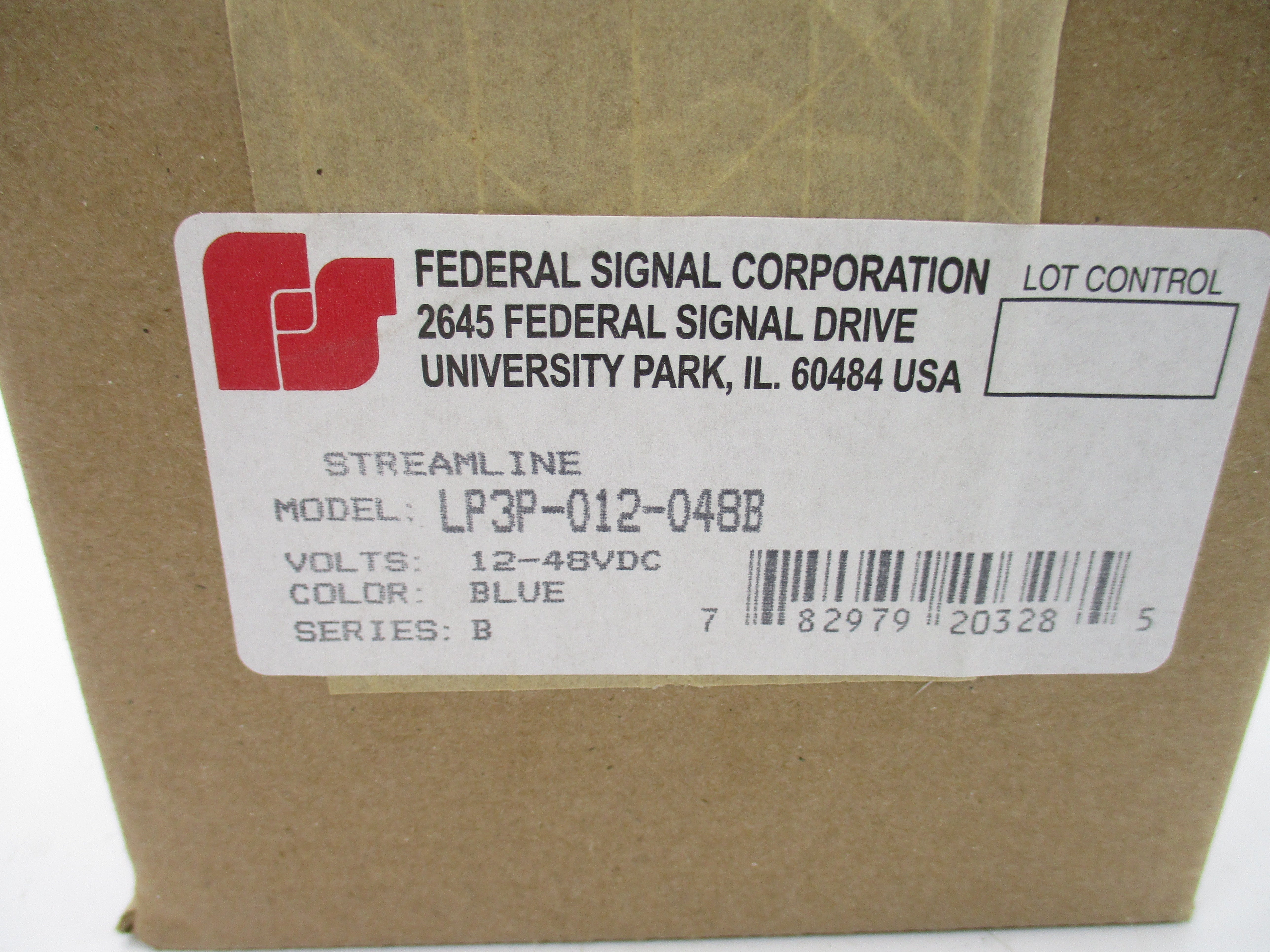 FEDERAL SIGNAL LP3P-012-048B SER. B 12-48VDC NSFS