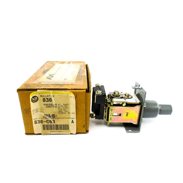 ALLEN BRADLEY 836-C63 SER. A 24-600V 4-150PSI (BR/YL) NSMP