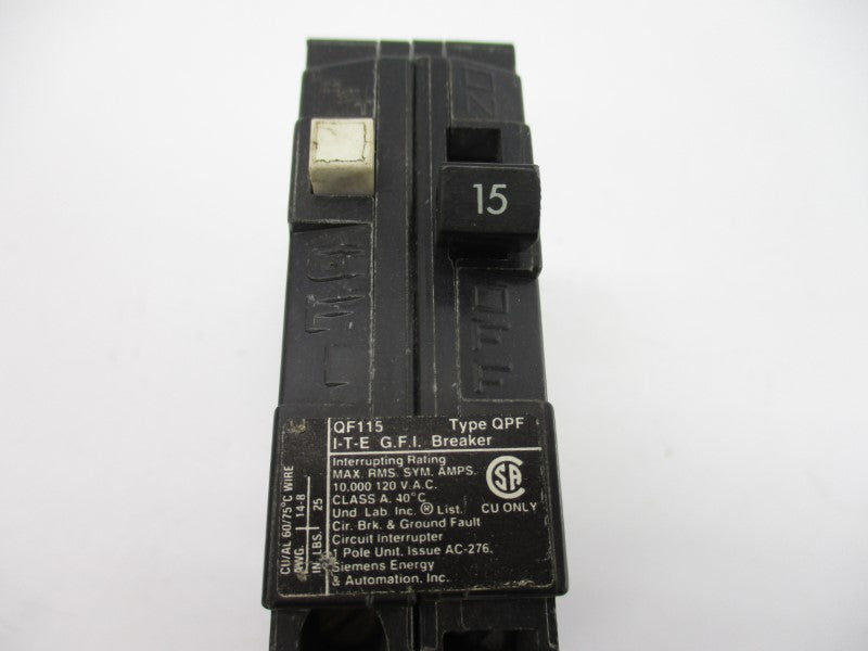 ITE QPF115 120VAC 15A NSNP