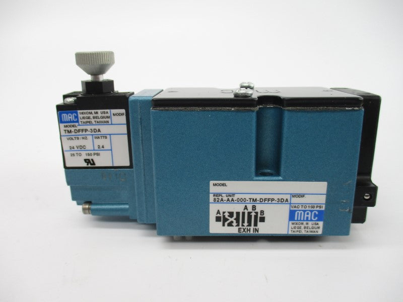 MAC 82A-AA-000-TM-DFFP-3DA 24VDC 150PSI NSMP