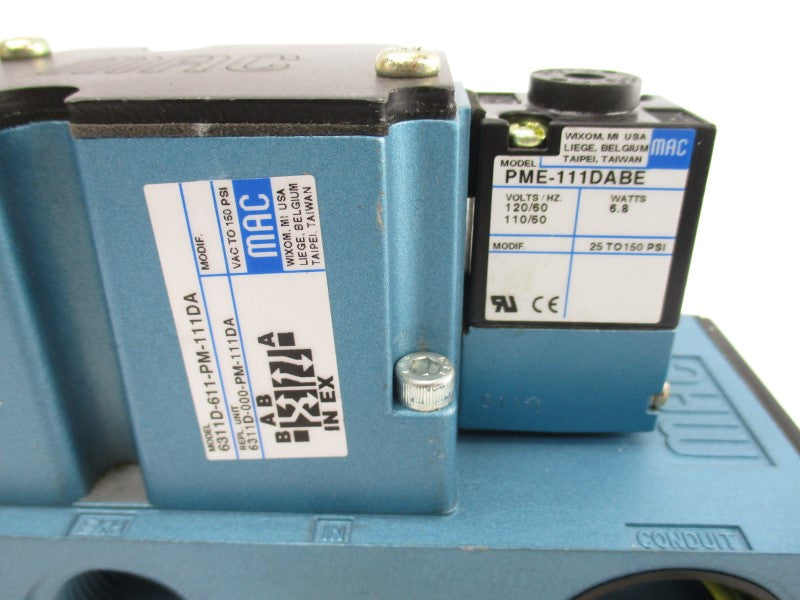 MAC 6311D-611-PM-111DA 110/120V 150PSI NSNP