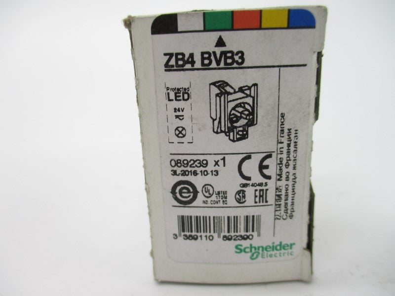 SCHNEIDER ELECTRIC ZB4BVB3 24V (AS PICTURED) NSMP