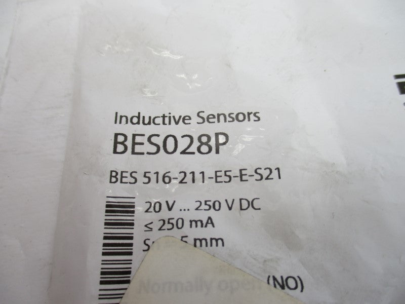 BALLUFF BES516-211-E5-E-S21 BES028P 20-250VDC NSMP