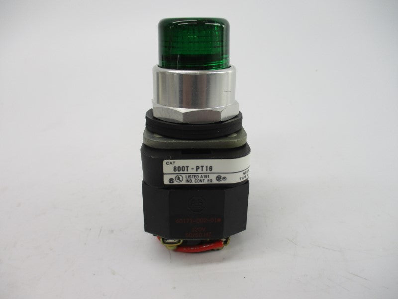 ALLEN BRADLEY 800T-PT16G SER. T 120V (BK/WH) NSMP