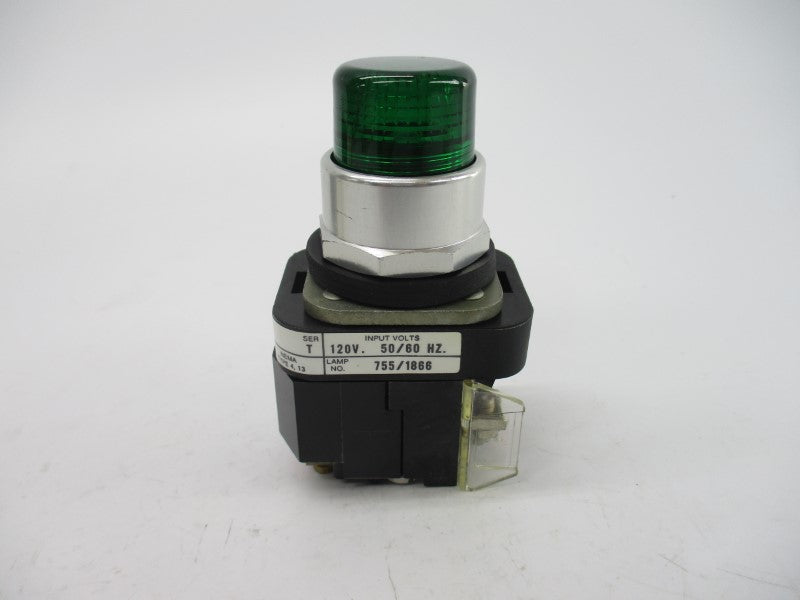 ALLEN BRADLEY 800T-PT16G SER. T 120V (BK/WH) NSMP