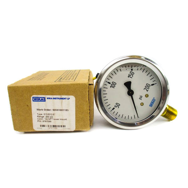 WIKA 9767088 200PSI 1/4" NSMP