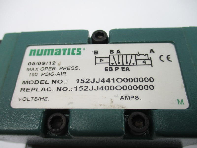 NUMATICS 152JJ441O000000 150PSI NSNP