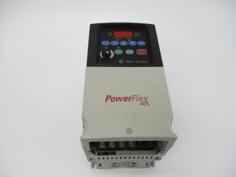 ALLEN BRADLEY 22B-D1P4N104 SER. A F/W 6.01 342-528VAC 1.8A UNMP