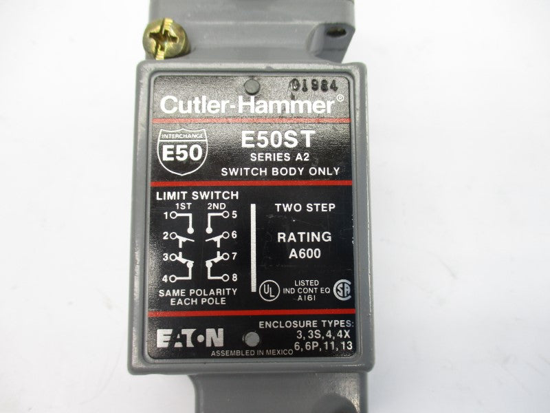 CUTLER HAMMER E50ST SER. A2 W/ E50DD1 SER. A1 NSNP