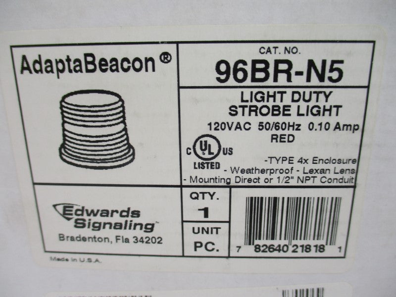 EDAWRDS SIGNALING 96BR-N5 120VAC 0.10A NSMP