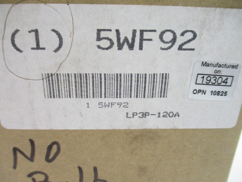 INDUSTRIAL SPARE PART LP3P-120A SER. A 120VAC 0.10A NSMP
