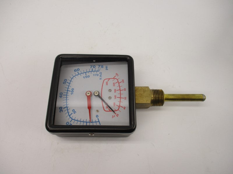 GRAINGER 4CFC8A 0-75PSI 4" NSMP