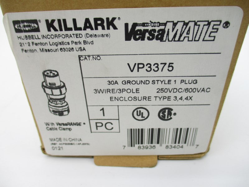 KILLARK VP3375 600VAC 30A NSMP
