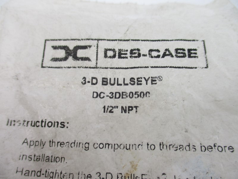 DES-CASE DC-3DB0500 1/2" 65PSI NSMP