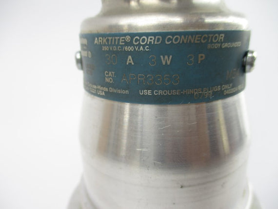 CROUSE HINDS APR3353 600VAC 30A UNMP