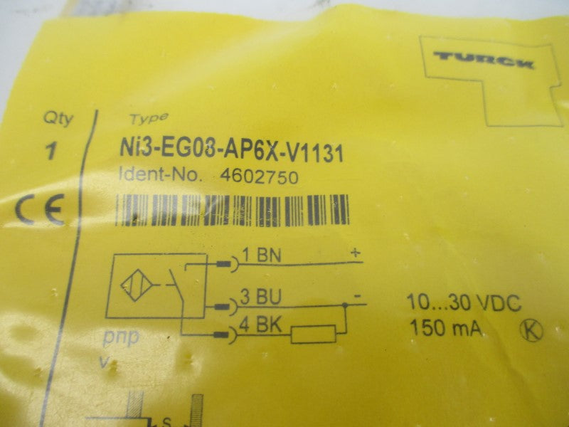 TURCK NI3-EG08-AP6X-V1131 4602750 10-30VDC NSMP