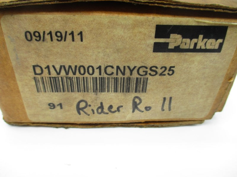 PARKER D1VW001CNYGS2591 110/120V 0.34A 5000PSI NSMP