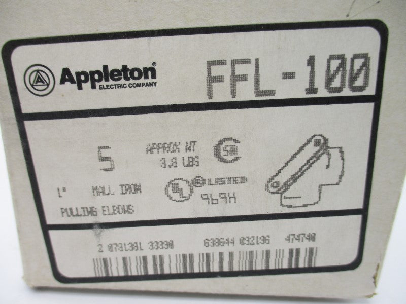 APPLETON FFL-100 1" (PKG OF 5) NSMP