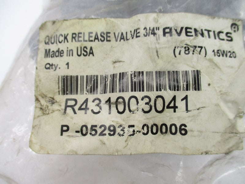 AVENTICS R431003041 3/4" NSMP
