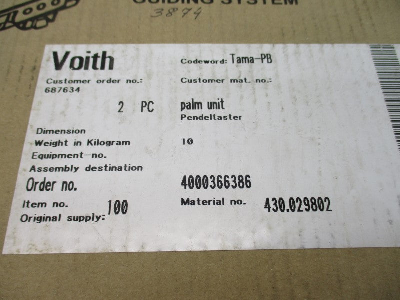 VOITH 430.029802 NSMP