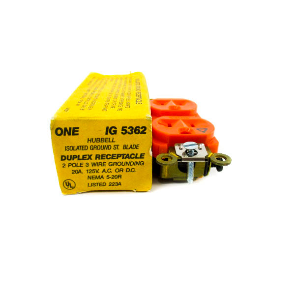 HUBBELL IG5362 125VAC/DC 20A NSMP