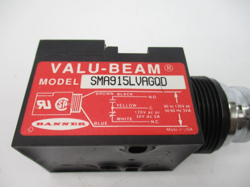 BANNER ENGINEERING SMA915LVAGQD 90-130VAC NSNP
