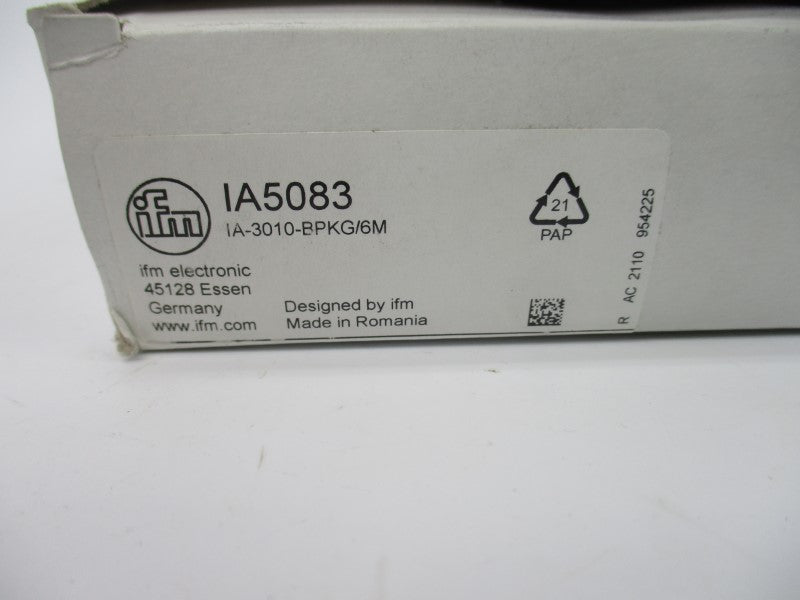 IFM EFECTOR IA5083 IA-3010-BPKG/6M 10-36VDC NSMP