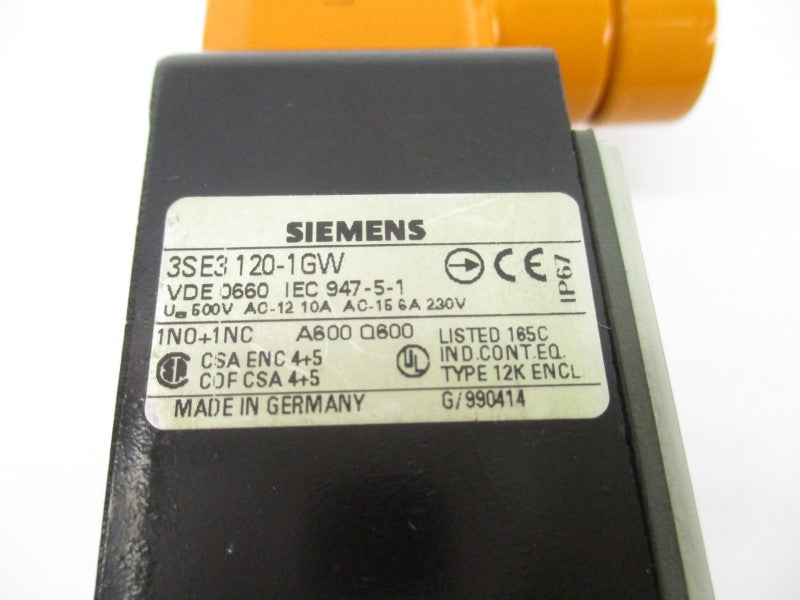 SIEMENS 3SE3120-1GW 230V 6A (AS PICTURED) NSNP