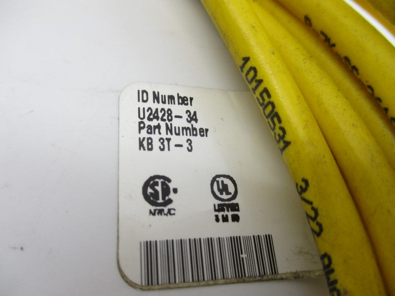 TURCK KB3T-3 U2428-34 250V 4A NSNP