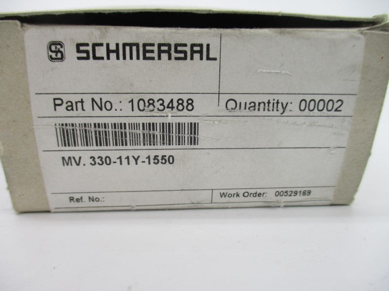 SCHMERSAL 1083488 MV.330-11Y-1550 250V (PKG OF 2) NSMP