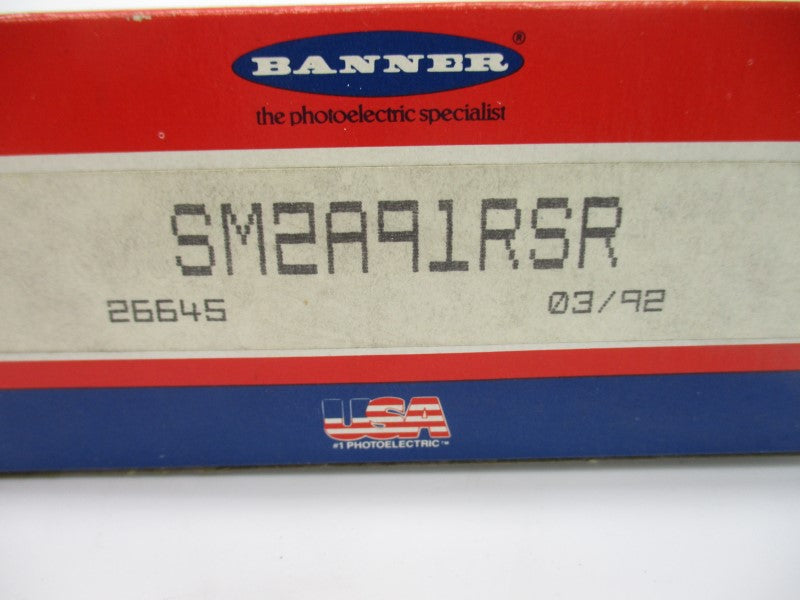 BANNER ENGINEERING SM2A91RSR 26645 24-250VAC NSMP
