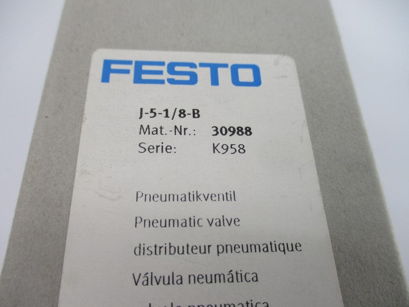 FESTO J-5-1/8-B 30988 NSMP