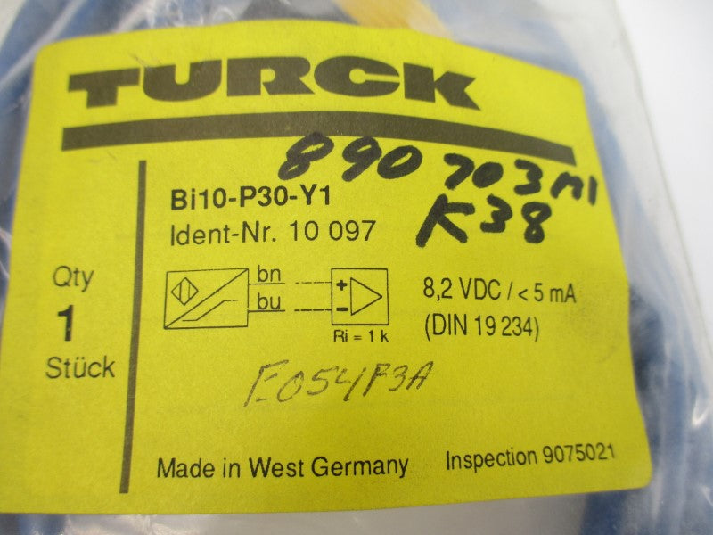 TURCK BI10-P30-Y1 10097 8.2VDC NSMP