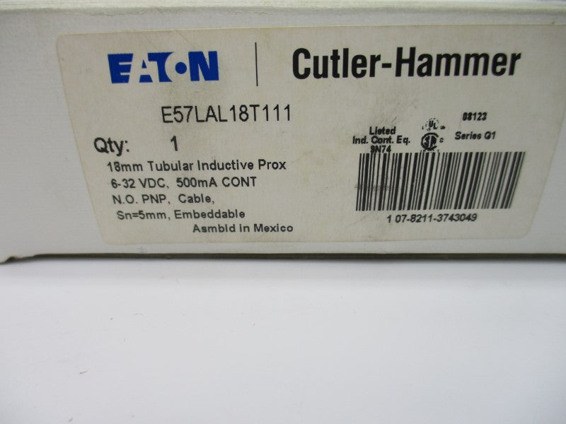 CUTLER HAMMER E57LAL18T111 SER. G1 6-32VDC NSMP