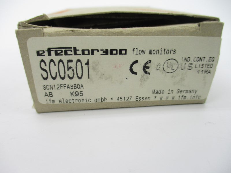 IFM EFECTOR SC0501 SCN12FFABBOA 24VAC/DC NSMP